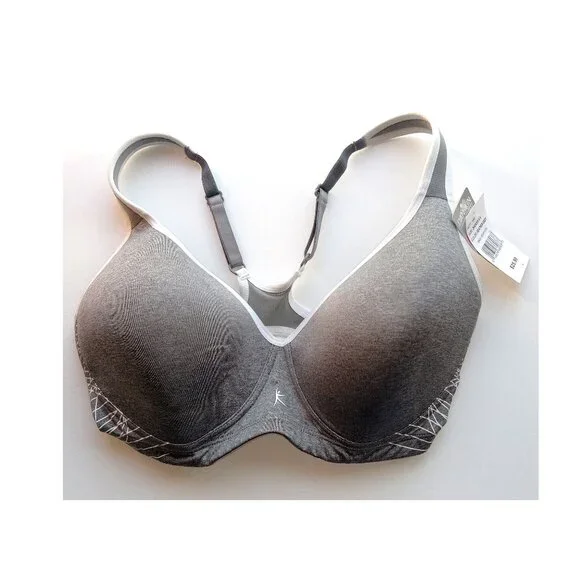 NWT Danskin 34DDD/1X Heather Grey Sports Bra - Picture 4 of 9